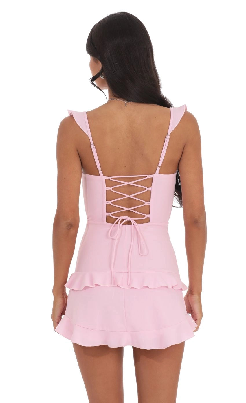 DingJi Wedding elegant sleeveless short backless ruffle edge tight fitting Homecoming Dresses